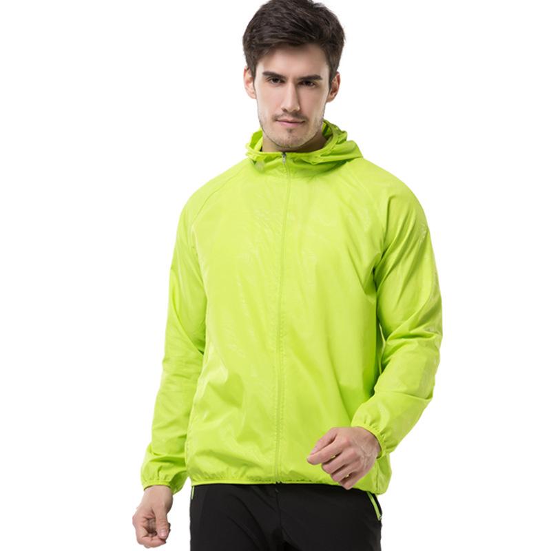 light yellow windbreaker