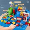 Inertia Coastdown Car Challenge Adventure Toy Plastic Track Adventure Game Funny Puzzle Game  Game