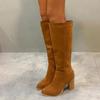 Plus Size Pointed Elastic High Heel Over Knee Long Boots Women's Wholesale Autumn/Winter Slimming Legs Long Tube Boots
