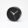 Lemnos Extra Normal Clock RM24-07 BK, Analog, Tabletop/Wall Clock, Black Aluminum