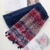 Fashion Head Scarf  New Women Girls Spring Autumn Designer Long Bohemian Ethnic Soft Print Scarf Tassels Wrap Shawl Stole