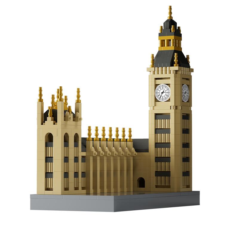 Mini Blocks World Architecture Adult Assembling Building Bricks Toys For Children Present Educational Gifts Big Ben Colosseum