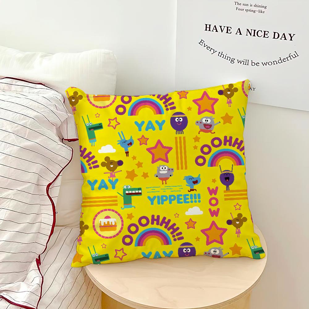 Cartoon Hey d-Duggees Cute Cozy Soft Pillow Case for Sofa Living Room Home Office Decor Protective Covers