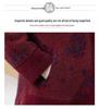 Stylish Plus Size Fleece-Lined Jacket for Middle-Aged and Elderly Women, Warm Cardigan for Moms, Fits Up To 200 Jin