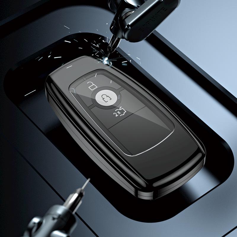 Compatible Ford Key Cover for Focus, Ecosport, Mondeo, Kuga, Edge, Explorer