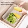 Double-Layer Kitchen Draining Basket: Multi-functional Sink Basin for Dishwashing & Vegetable Washing