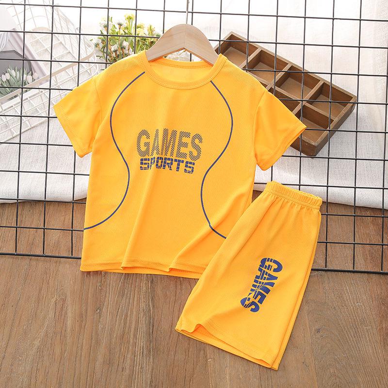 Schnelltrocknendes Sportset für Jungen: Sommer Unisex Basketball & Fußball Uniform, Mittel/Groß Kurzarm