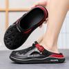 Fashion Summer Men Clogs Non-slip Thick-soled Casual Shoes Outerwear Beach Soft-soled Baotou Slippers Men's Slippers Sandals