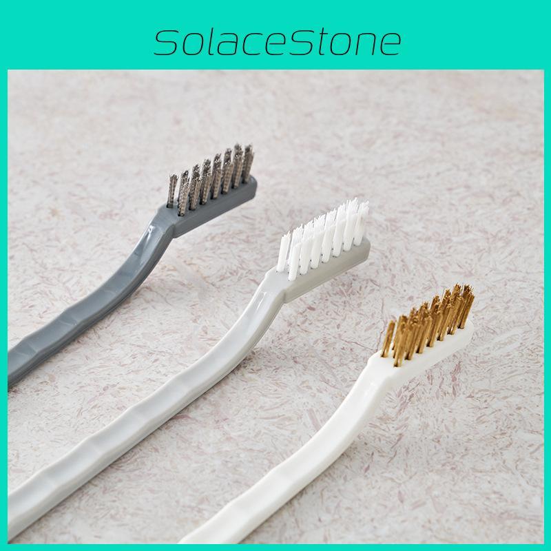Stove Cleaning Brush With Steel Wire And Nylon For Kitchen Gas Range Scrub