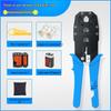 Professional Grade Network Cable Crimping Pliers Set for Cat5, Cat6, Cat7 Connectors