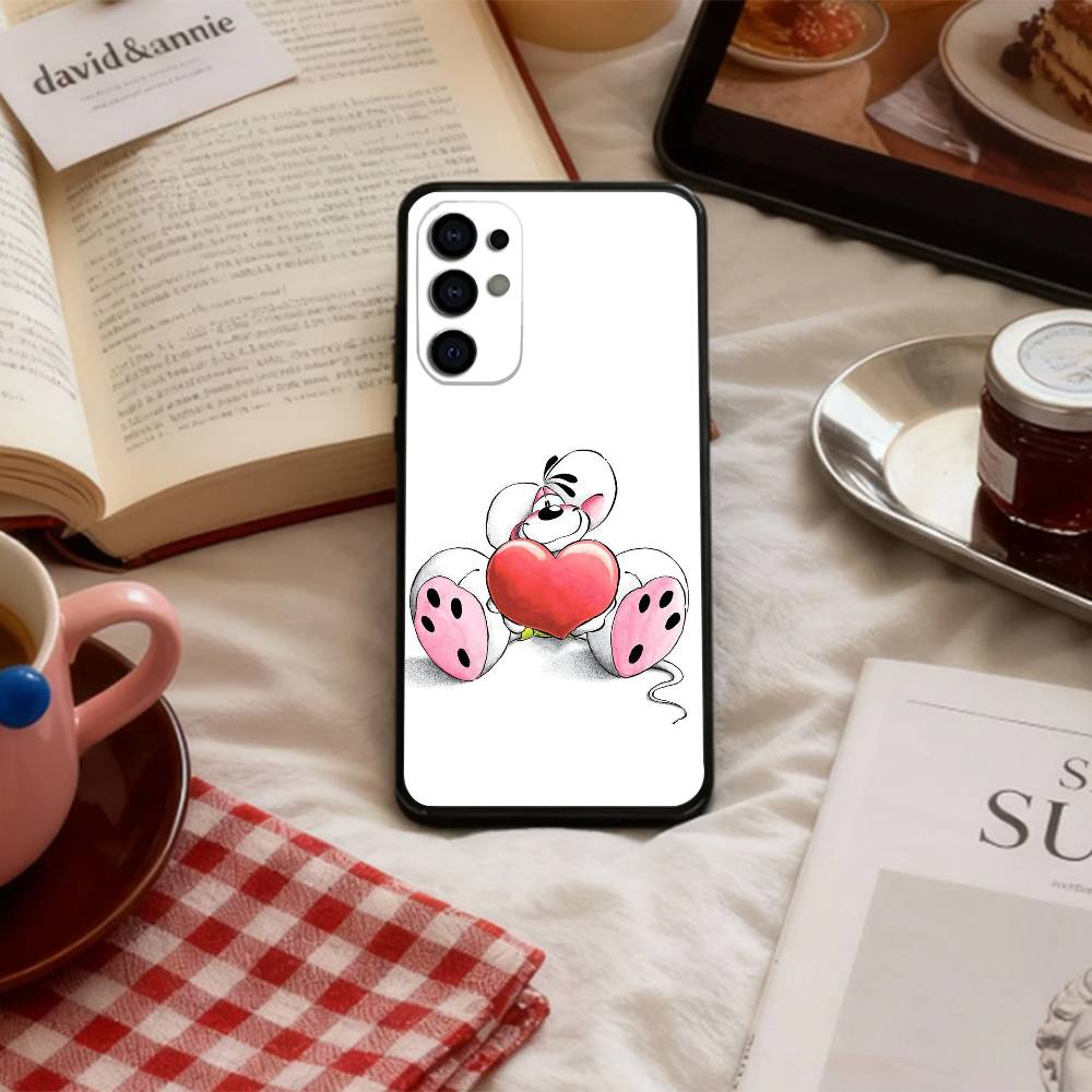 LOVELY D-Diddl Phone Case For Samsung S 25,24,23,22,30,21,10,9,Ultra,Plus,Lite,FE,4,5 G Soft Black Case