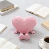 Ozdoba Siedzące Serce Urocza Figurka Serca z Ruchomymi Nóżkami Domowe Biuro Półka na Biurko Statuetka Serce Miłości Prezent dla Zakochanych Przyjaciół