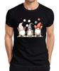 Three Christmas Elf Cute Gift Gnomes Gnomes Xmas Mens T-Shirt-
