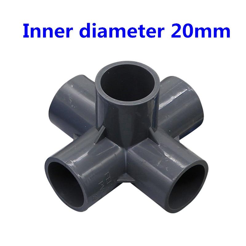 YAZHI-MILA Pipe Connector 20mm PVC Connector Stereoscopic 5Ways Aquarium Tank Tube Adapter Drip Irrigation Fittings Water Pipe Connectors DIY Tools12/24/48pcslot Pipe Fitting YAZHI-MILA Pipe Connector 20mm PVC Connector Stereoscopic 5Ways Aquarium Tank Tube Adapter Drip Irrigation Fittings Water Pipe Connectors DIY Tools12/24/48pcslot Pipe Fitting