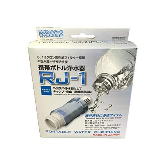 

Portable Bottle Water Purifier Portable water purifier that makes river water drinkable during disasters Mountain climbing Camping Salt and синій