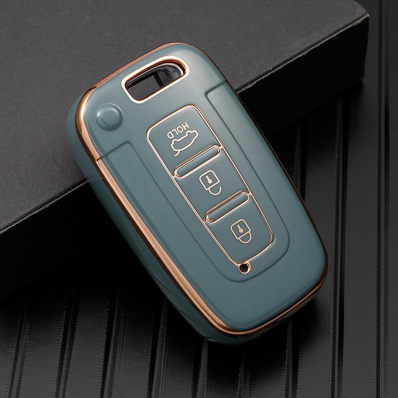 

For Kia Rio Forte K2 K3 K5 Sportage For Hyundai Solaris Hb20 Veloster Sr Ix35 Accent Elantra I30 Tpu Car Key Case Cover