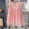 Girls' Summer Bowknot Princess Dress - Korean Sweet Style