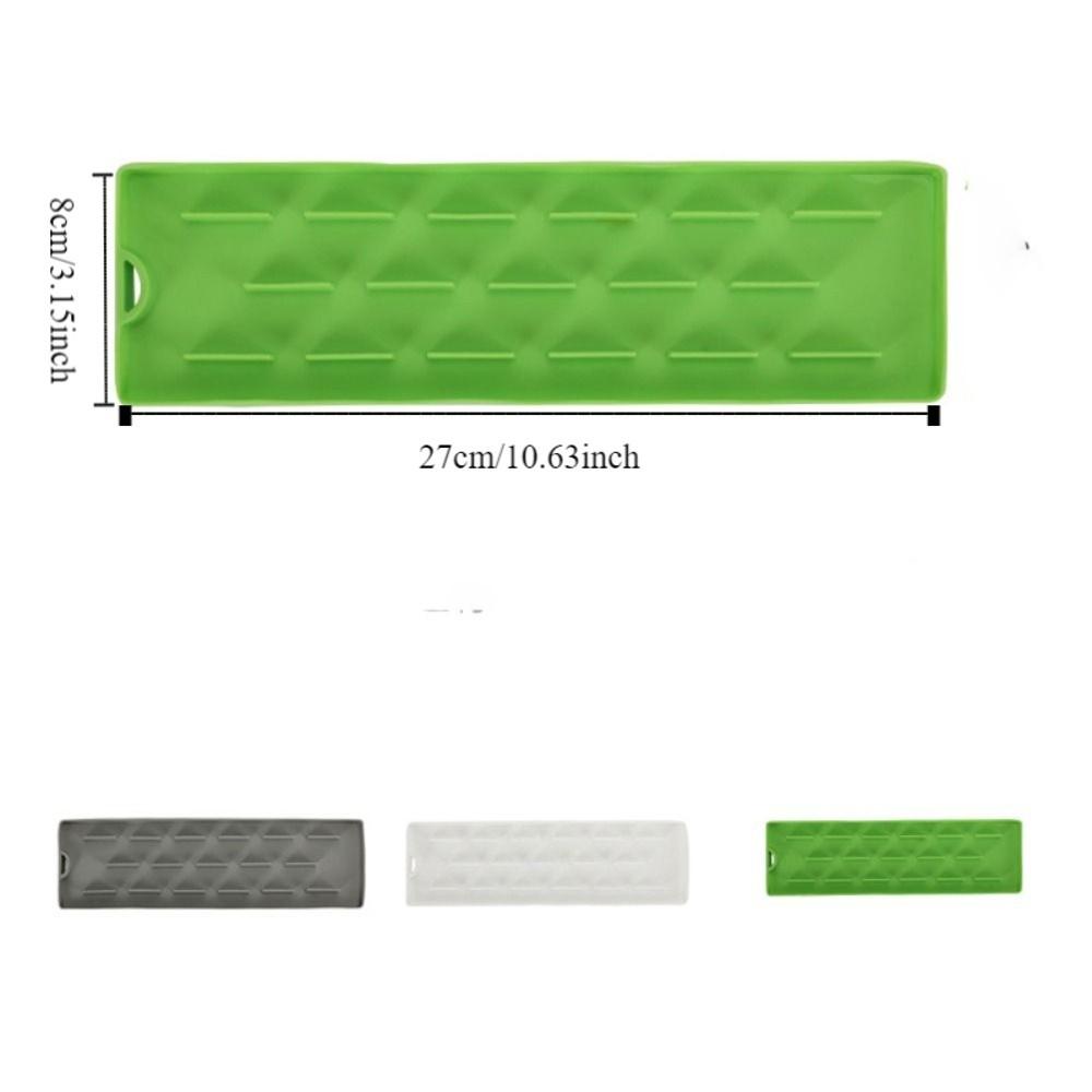 3pcs Durable Pot Lid Storage Mat Heat-Resistant Countertop Mat Practical Draining Rack  Countertop
