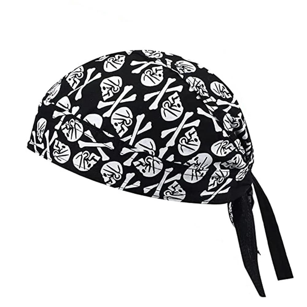 1 ks Cyklistická lebka Pirátská čepice Pásek na hlavu Bandana Pokrývka hlavy Prodyšná vložka do helmy Proti pocení UV Sportovní čelenka Šátek pro muže a ženy