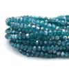 2/3/4/6/8mm Faceted Crystal Beads Bulk Pack - Glass Beads for DIY Bracelets Hairpin Loose Spacer Beads for Jewelry Making