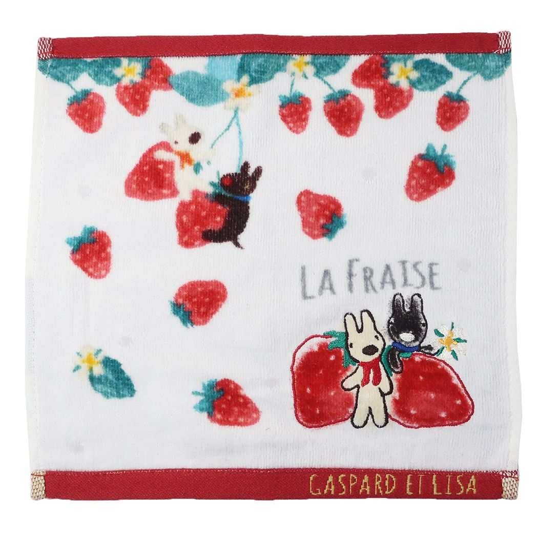 

Marushin Mini Gaspard and 25 x 25 cm Towel, Lisa, J adore Fraise, 5205005700, Approx.