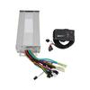 Kit Controlador Motor Brushless 36V 1000W Controlador de Modo Duplo 9 Tubos com Painel de Display LED para Bicicleta Elétrica