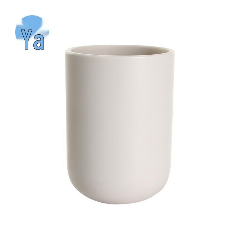 

Little White Duck Simple PP Mouthwash Cup & Toothbrush Holder - Plain Color, 1 pc 350ml