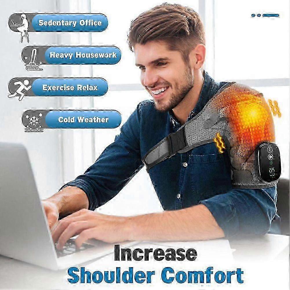 Best Heated Shoulder Massager, Deep Tissue Massage with Heat Therapy, Touch Control, Pain Relief for Muscle Recovery 2026