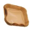 100Pcs Fryer Disposable Non Stick Paper Liner Oil Proof Waterproof   Fryer Oil Paper for Microwave Frying Pan