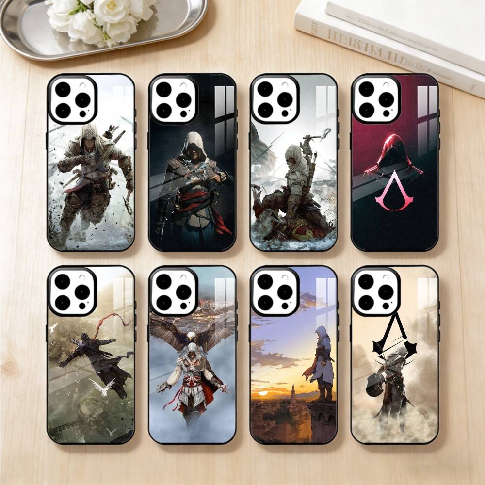 Kryt na telefon Assassin's Creed Pro iPhone 17,16,15,14,13,Pro,Max,Plus,Magnetický Pro Magsafe Bezdrátové nabíjení