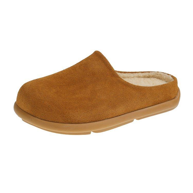 

[Armano] Platform lazy shoes bag head half slippers women s outer wear 2025 new autumn and winter one-pedal ugly cute shoes 40