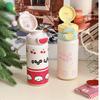 Tecknad Vakuumtermos Vattenflaska För Skolan 316 Rostfritt Stål Dubbelväggig Isolerad Flaska Dubbel Sugrörsmugg