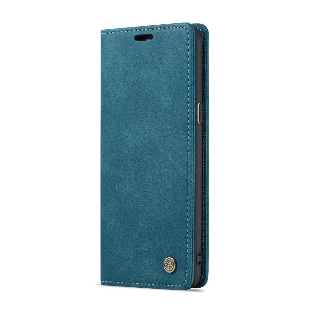 CASEME Case for Samsung Galaxy S9 Plus, Leather Wallet Case, Blue