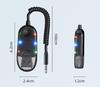 Car Fm Transmitter Bluetooth 5.3 Aux Handsfree Wireless Car Kit Auto Radio Fm Modulator Mp3 Player Adapter  With TF Card slot
