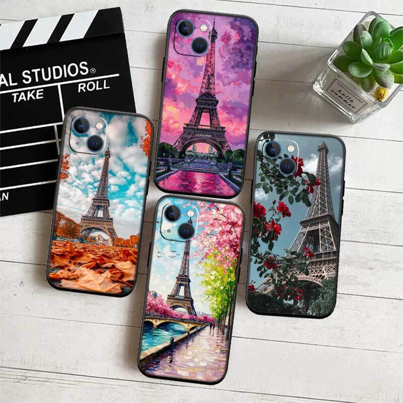 Paris Eiffel Tower Case for Samsung Note 20 10 S25 Plus Ultra Lite FE M20 M21 M30 M31 M51 A11 A26 A51 A52 A53 A56 A70 A71 A72 A73