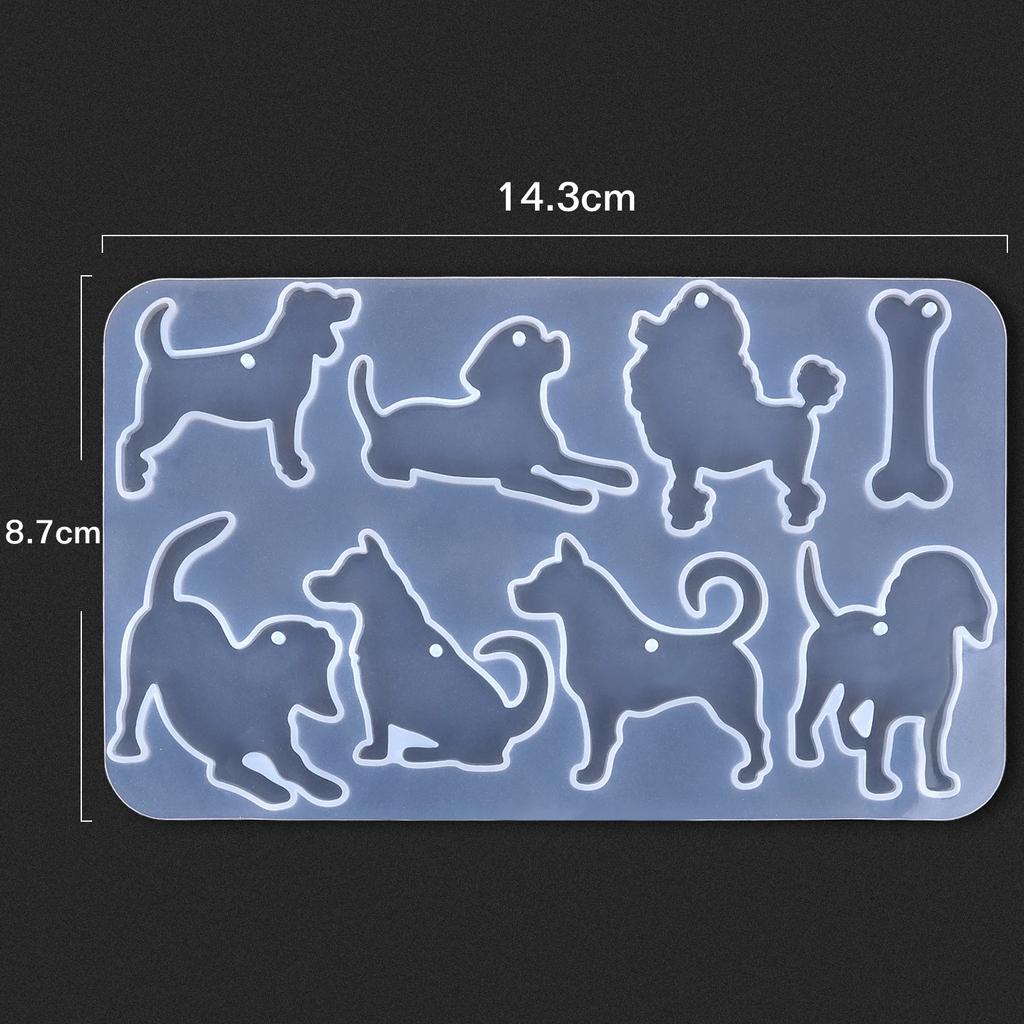 Cute Cat Butterfly Animal Earring Keychain  Epoxy Resin Silicone Mold DIY Spider Snake Pendant Jewelry Making Decoration Crafts