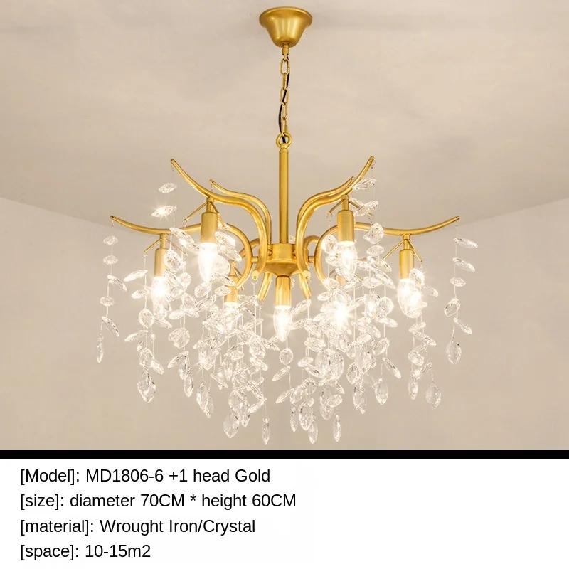 

Nordic LED роскошные хрустальные люстры освещение виллы большой люстра подвесной светильник для гостиничного зала художественный декор светильники