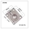 316 Stainless Steel Pull Ring Handle for RV, Yacht, and Boat Decks