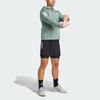 adidas Own The Run Hooded Wind Jacket Silver Green JD2239