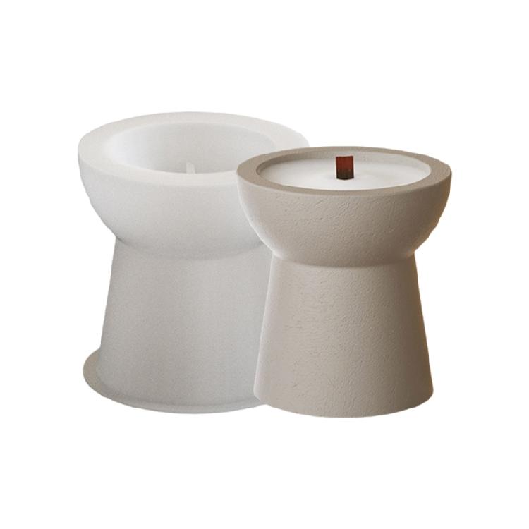 Multipurpose Sturdy Silicone Mould for Round Candle Accessory Portable for Artistics and Craft Supplies Lovers