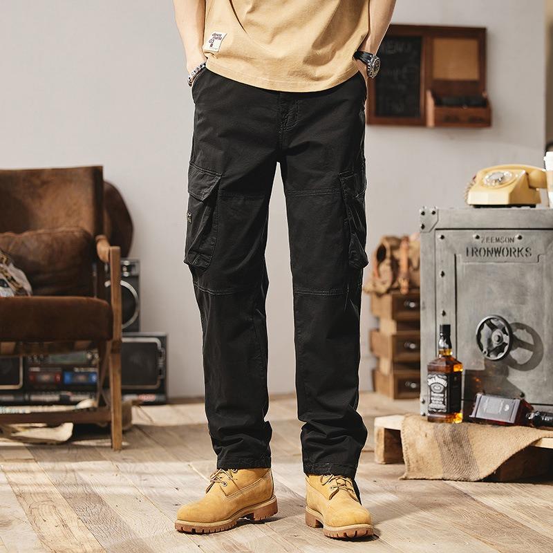 Summer New Overalls Casual Pants Men's Loose Sports Outdoor Wear-resistant Trend Fashion Personalized Style