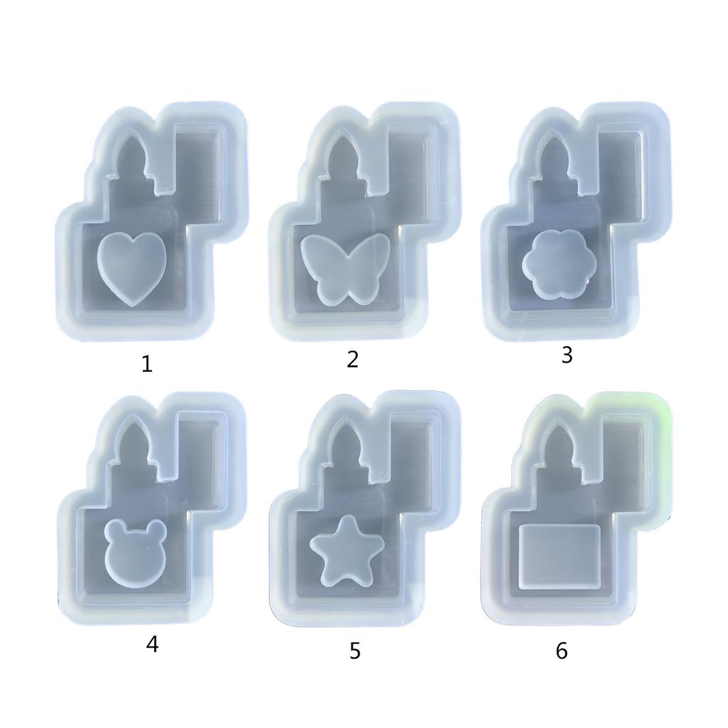 Resin Silicone Molds Quicksand Casting Molds Epoxy Resin Shaker Mold for Jewelry DIY Crafts Making Resin Pendant Mold
