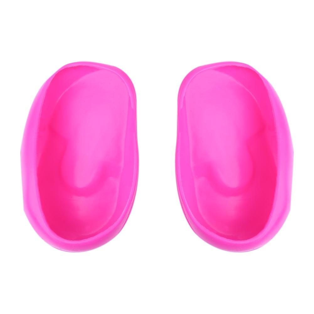 2 Pcs Silicone Ear Cover Hair Coloring Dyeing Ear Protector Shower Ear Shield Ear Shower Caps Salon Styling Accessories