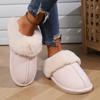 Couple Shoes, Warm Shoes, Thick Shoes, Indoor Shoes, Half Pack Heels, Cotton Slippers, Casual Shoes