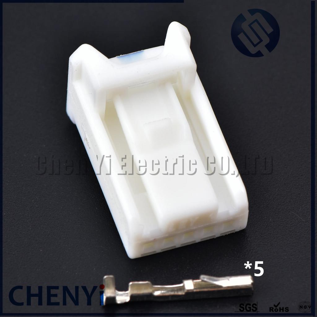 White 5 Pin 0.7mm Female or Male Auto Wiring Unsealed Connector Car Plug 6098-3810 90980-12365 90980-12366