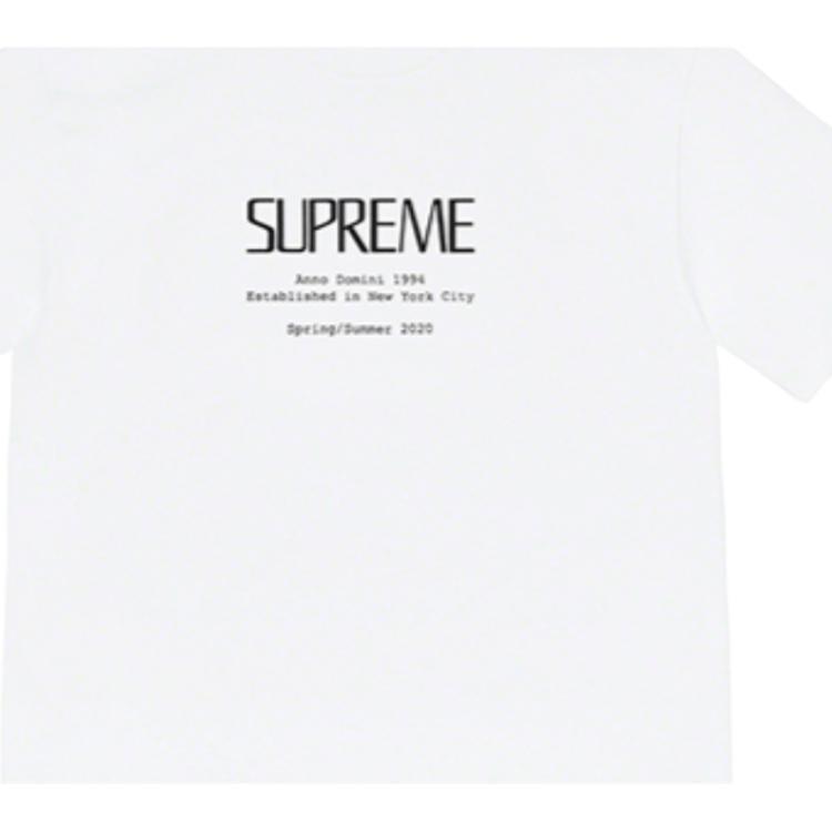 Supreme 2020 Spring Summer T Shirt Unisex SUP-SS20-740