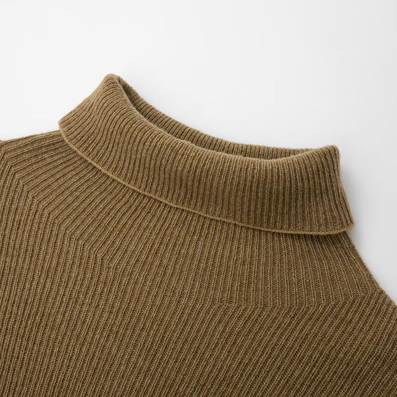 JOY SPEAKER Women's Winter Green High-Neck Knit Sweater