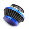 For Motorized Bicycle Push Mini Moto Pocket Bike For ATV Quad Motorcycle Universal 48/50MM Air Filter Cleaner Part Blue