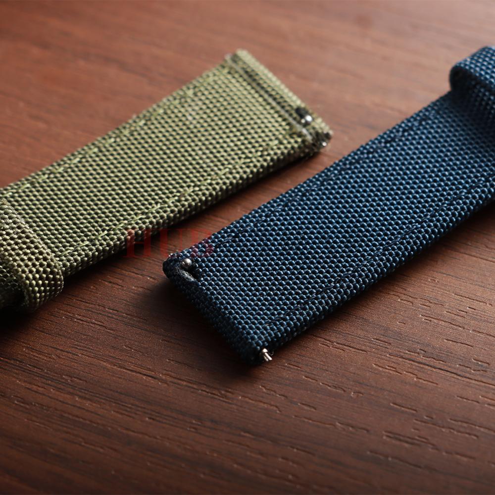 Sailcloth Watch Strap 20mm 22mm for Seiko Band Waterproof Fabric Watchband Quick Release Wristband High Quality Women Men Belt