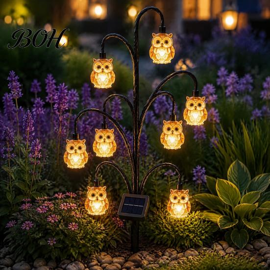 Metal Home And Garden Art Solar Bird Light, Decorative Outdoor Yard Stake Decor for Balcony Weather Resistant Statue Light Lawn Patio Pathway Backyard